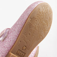Load image into Gallery viewer, Pink Glitter Mary Jane Shoes (Younger Girls)
