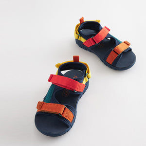 Colourblock Lightweight Touch Fastening Adjustable Strap Trekker Sandals (Younger Boys)