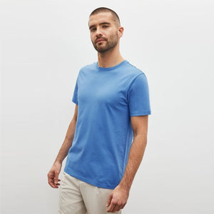 Blue Dusky Regular Fit Essential Crew Neck T-Shirt