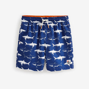 Blue Shark Swim Shorts (3-12yrs)