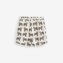 Load image into Gallery viewer, Ecru Hamish The Highland Cow Cotton Short Set Pyjamas
