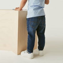 Load image into Gallery viewer, Dark Wash Jogger Jeans With Comfort Stretch (3mths-6yrs)
