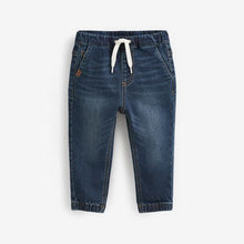 Load image into Gallery viewer, Dark Wash Jogger Jeans With Comfort Stretch (3mths-6yrs)
