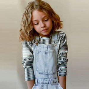 Blue Denim Maxi Pinafore Dress (3-12yrs)