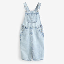 Load image into Gallery viewer, Blue Denim Maxi Pinafore Dress (3-12yrs)
