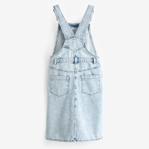 Blue Denim Maxi Pinafore Dress (3-12yrs)