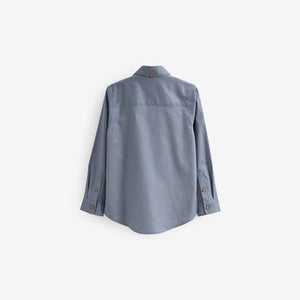 Airforce Blue Oxford Shirt (3-12yrs)