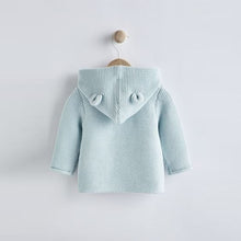 Load image into Gallery viewer, Pale Blue Baby Knitted Cardigan (0mths-18mths)
