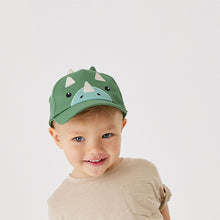 Load image into Gallery viewer, Dinosaur Cap (3mths-6yrs)
