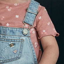 Load image into Gallery viewer, Denim 2 Piece Dungaree Set (3mths-6yrs)
