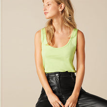 Load image into Gallery viewer, Lime Thick Strap Vest
