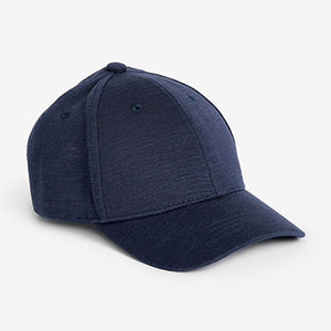 Navy Slub Jersey Cap (3mths-10yrs)