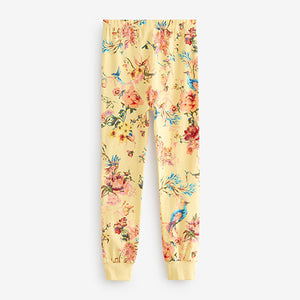 Pink/Yellow/Green Floral Pyjamas 3 Pack (5-12yrs)