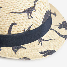 Load image into Gallery viewer, Dinosaur Print Trilby Hat (1-10yrs)
