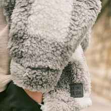 Load image into Gallery viewer, Grey Teddy Fleece Borg Shacket (3mths-5-6yrs)
