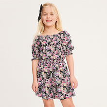 Load image into Gallery viewer, Ditsy Print Shirred Playsuit (3-12yrs)
