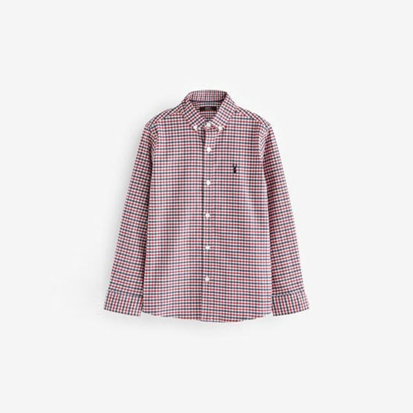 Red Gingham Check Oxford Shirt (3-12yrs)