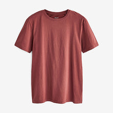 Load image into Gallery viewer, Rust Regular Fit  Essential Crew Neck T-Shirt
