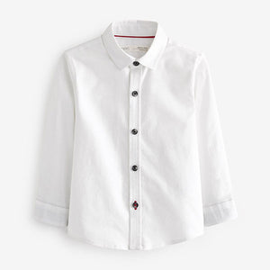 White Trimmed Oxford Shirt (3mths-6yrs)