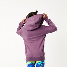 Load image into Gallery viewer, Berry Purple Zip Through Hoodie (3-12yrs)
