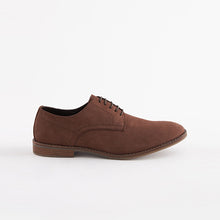 Load image into Gallery viewer, Brown Leather Derby Shoes
