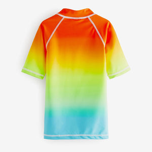 Rainbow Short Sleeve Sunsafe Rash Vest (3yrs-12yrs)