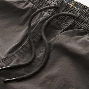 Charcoal Grey Regular Tapered Fit Stretch Utility Cargo Trousers