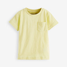 Load image into Gallery viewer, Yellow Short Sleeve Plain T-Shirt (3mths-6yrs)

