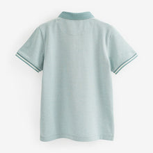 Load image into Gallery viewer, Mint Green Short Sleeve Smart Polo Shirt (3-12yrs)
