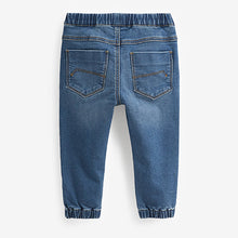 Load image into Gallery viewer, Mid Blue Denim Jogger Jeans With Comfort Stretch (3mths-6yrs)
