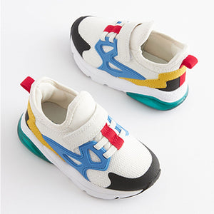 Multi Bright One Strap Trainers (Younger Boys)