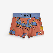 Load image into Gallery viewer, Digger Print Trunks 5 Pack (2-10yrs)
