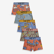 Load image into Gallery viewer, Digger Print Trunks 5 Pack (2-10yrs)
