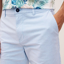 Load image into Gallery viewer, Light Blue Oxford Stretch Chino Shorts
