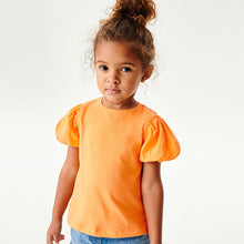 Load image into Gallery viewer, Mango Cotton Puff Sleeve T-Shirt (3mths-6yrs)
