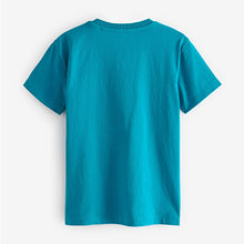 Load image into Gallery viewer, Teal Blue Short Sleeve T-Shirt (3-12yrs)
