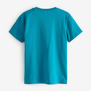 Teal Blue Short Sleeve T-Shirt (3-12yrs)