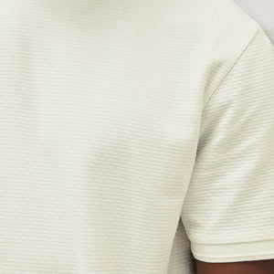 White Textured T-Shirt