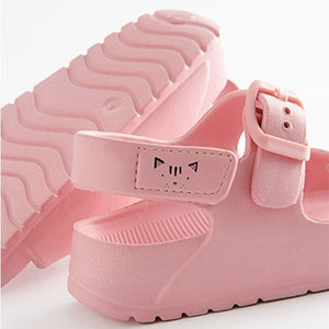 Pink Double Buckle Sandals (Younger Girls)