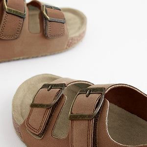 Tan Brown Corkbed Sandals (Older Boys)