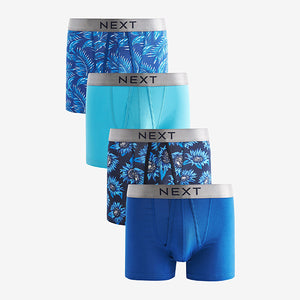 Blue Leaf 4 Pack A-Front Boxers