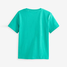 Load image into Gallery viewer, Teal Bleu Gaming Controller Flippy Sequin Short Sleeves T-Shirt (3-12yrs)
