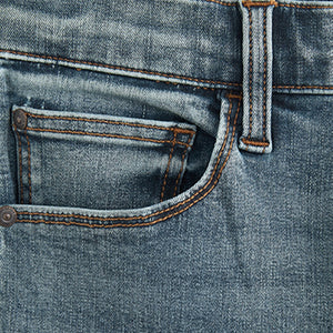 Vintage Mid Blue Slim Fit Essential Stretch Jeans