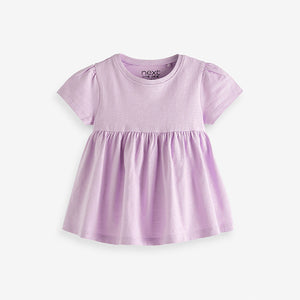 Lilac Purple Cotton T-Shirt (3mths-6yrs)