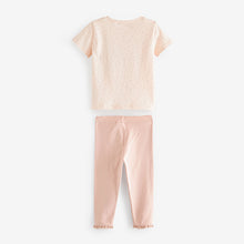 Load image into Gallery viewer, Pink Ballerina T-Shirt and Legging Set (3mths-6yrs)
