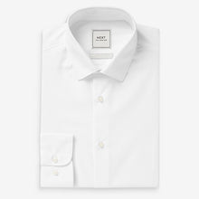 Load image into Gallery viewer, White Skinny Fit Easy Care Single Cuff Shirt
