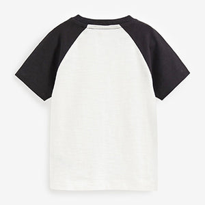 Black / White Koala Short Sleeve Interactive T-Shirt (9mths-6yrs)