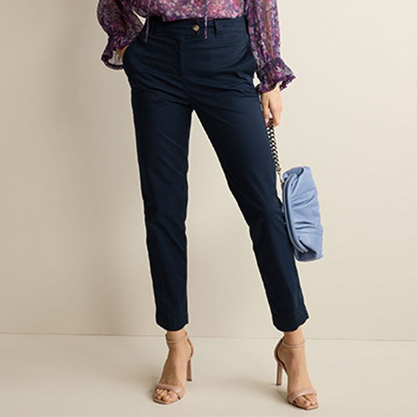 Navy Blue The Ultimate Cotton Rich Chino Trousers