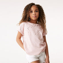 Load image into Gallery viewer, Pink Sequin T-Shirt (3-12yrs)
