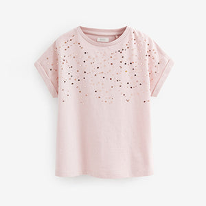 Pink Sequin T-Shirt (3-12yrs)